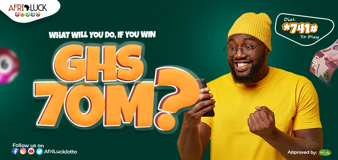 Afriluck Jackpot Banner